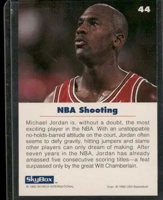 1992 SkyBox USA Basketball Michael Jordan #44 Basketball - Basketball Card Single