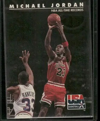 1992 SkyBox USA Basketball Michael Jordan #45 Basketball - Basketball Card Single