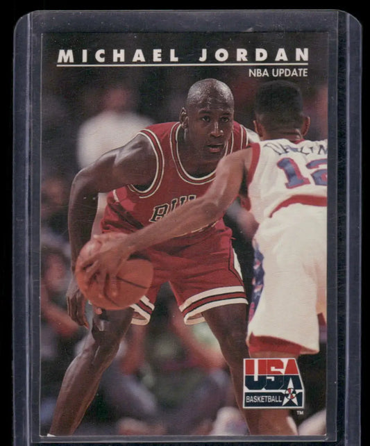 1992 SkyBox USA Basketball NBA Update Michael Jordan #37 Basketball - Basketball Card