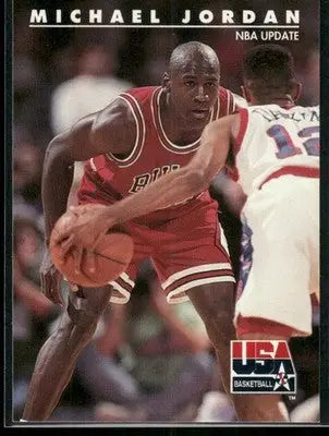1992 SkyBox USA Basketball NBA Update Michael Jordan #37 Basketball - Basketball Card Single