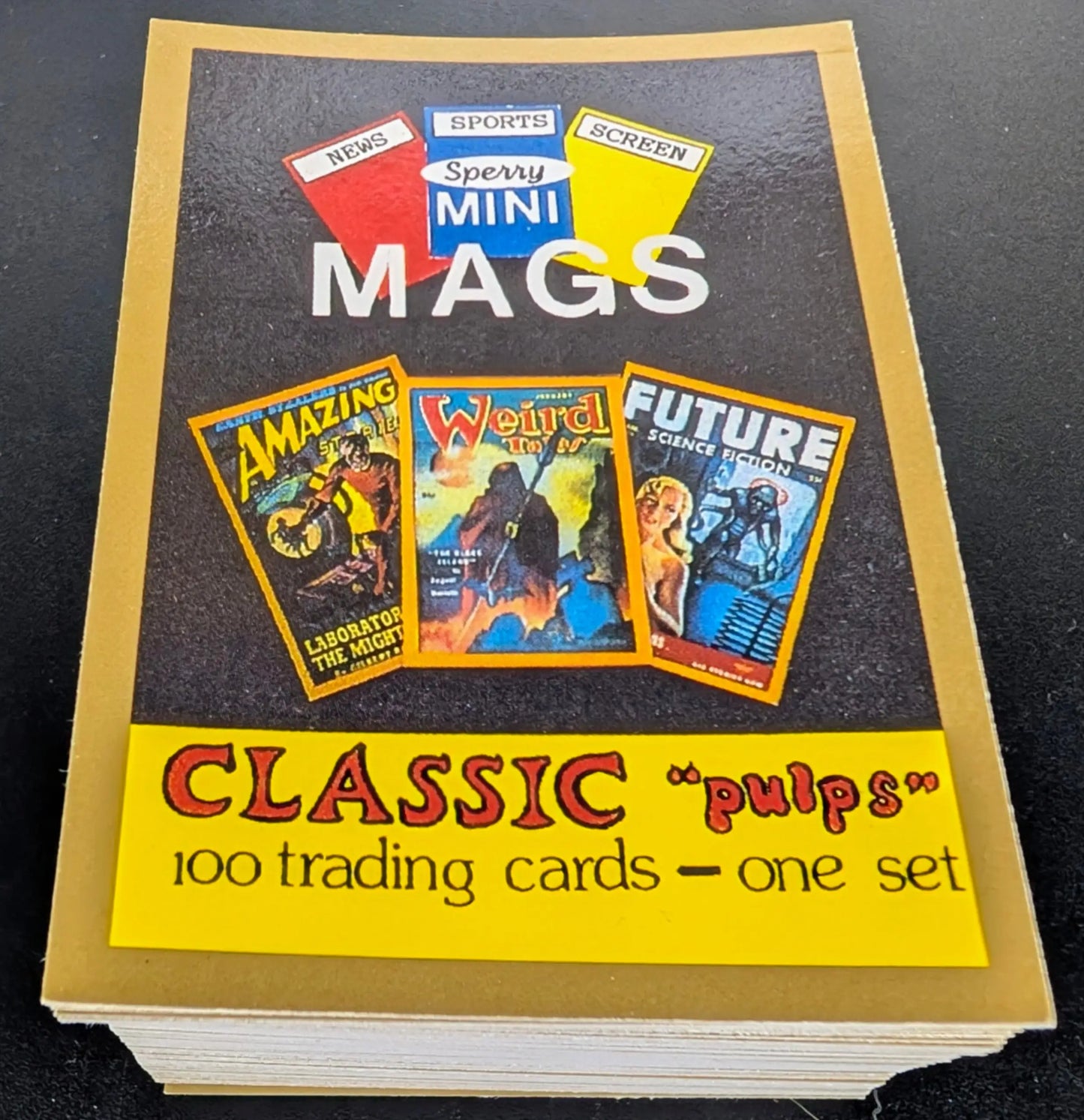 1992 Sperry Mini Mags Classic Pulps 100 Trading Cards Set - Non-Sports Card Box