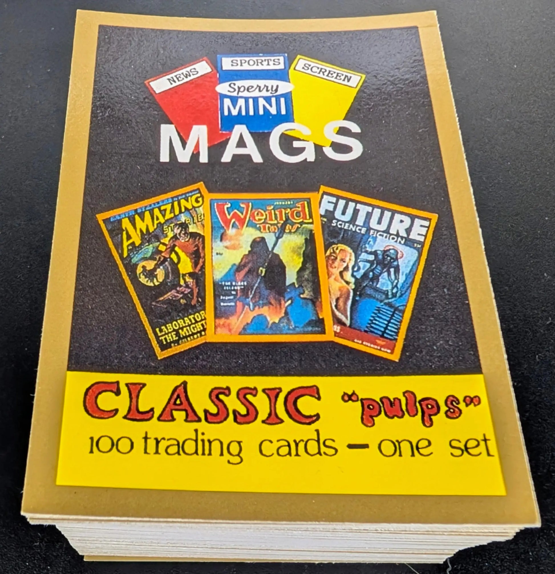 1992 Sperry Mini Mags Classic Pulps 100 Trading Cards Set - Non-Sports Card Box