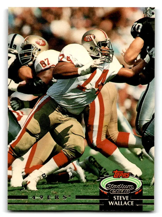 1992 Stadium Club #13 Steve Wallace - Football Card Single
