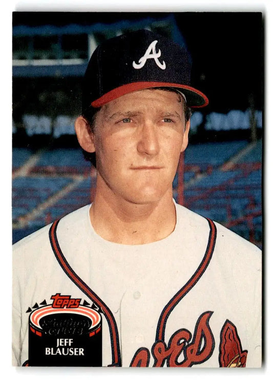 1992 Stadium Club #168 Jeff Blauser - Baseball Card Single