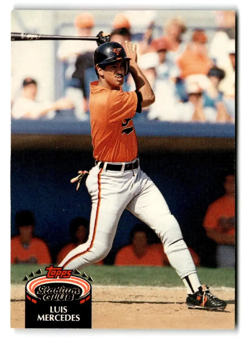 1992 Stadium Club #242 Luis Mercedes - Baseball Card Single