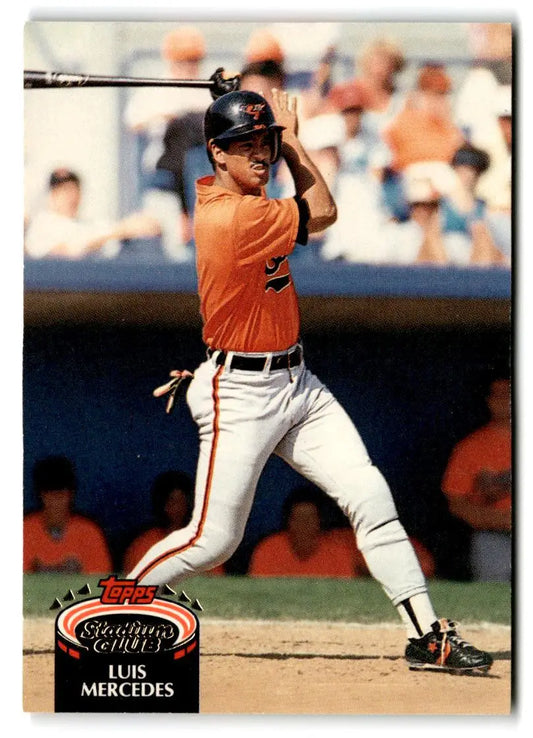 1992 Stadium Club #242 Luis Mercedes - Baseball Card Single