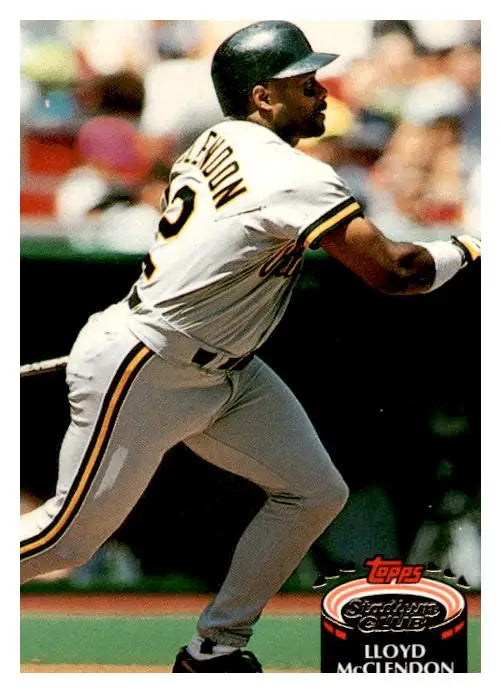 1992 Stadium Club #302a Lloyd McClendon - Baseball Card Single