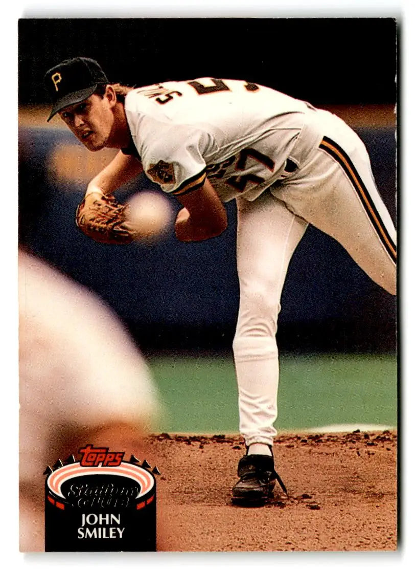 1992 Stadium Club #380 John Smiley - Baseball Card Single