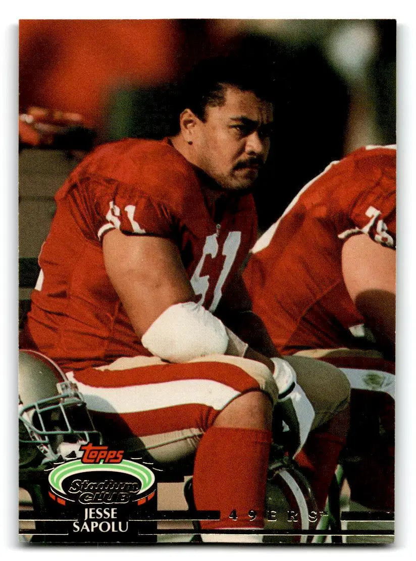 1992 Stadium Club #395 Jesse Sapolu - Football Card Single