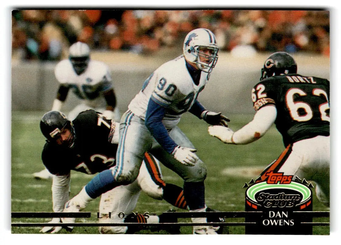 1992 Stadium Club #402 Dan Owens - Football Card Single