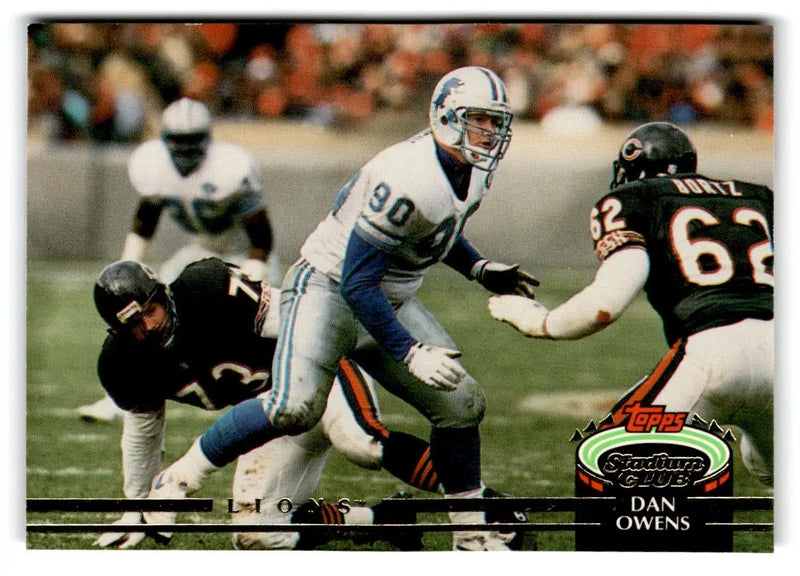1992 Stadium Club #402 Dan Owens - Football Card Single