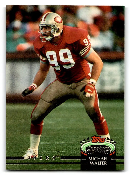 1992 Stadium Club #420 Michael Walter - Football Card Single