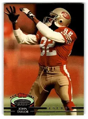 1992 Stadium Club #482 John Taylor - Football Card Single