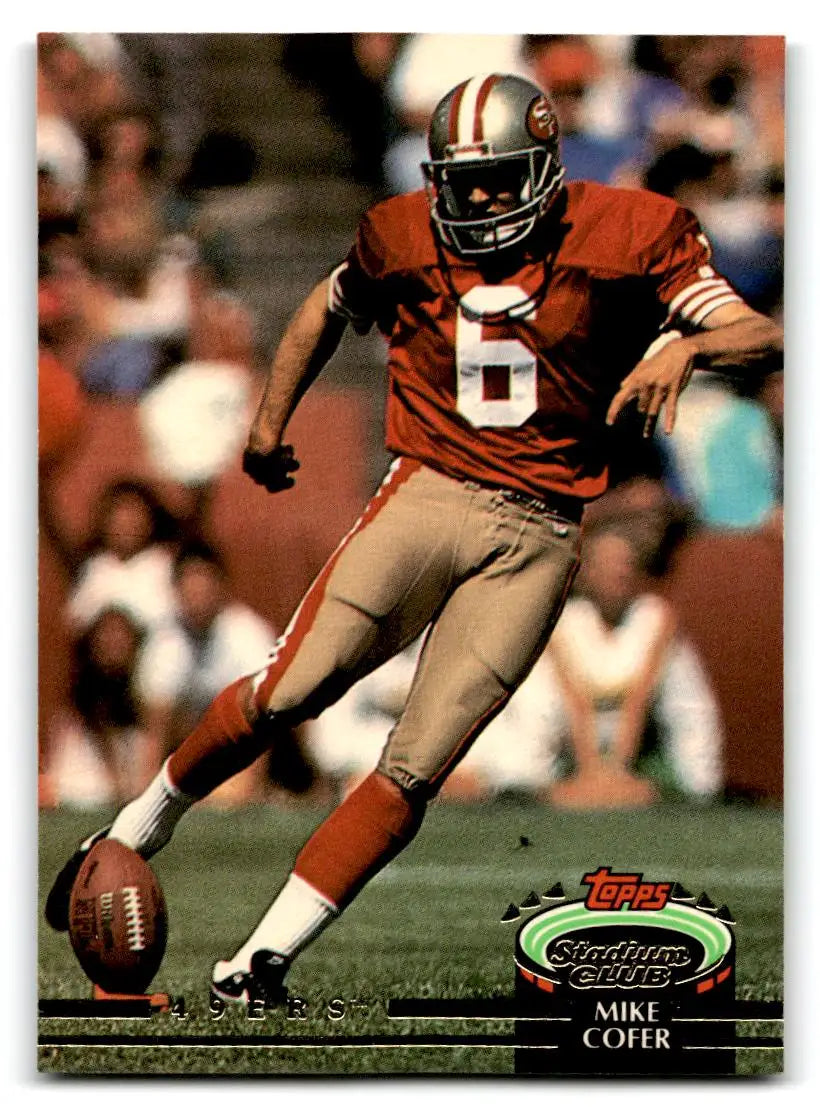 1992 Stadium Club #503 Mike Cofer - Football Card Single