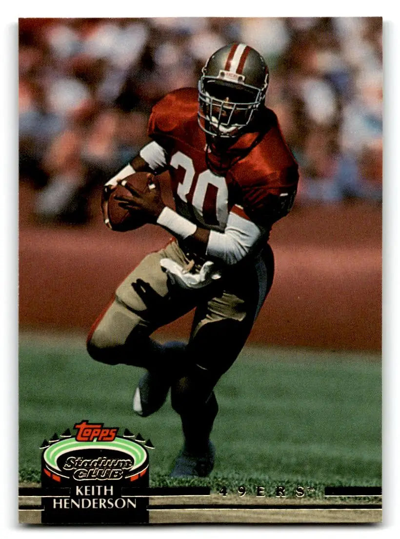 1992 Stadium Club #527 Keith Henderson - Football Card Single