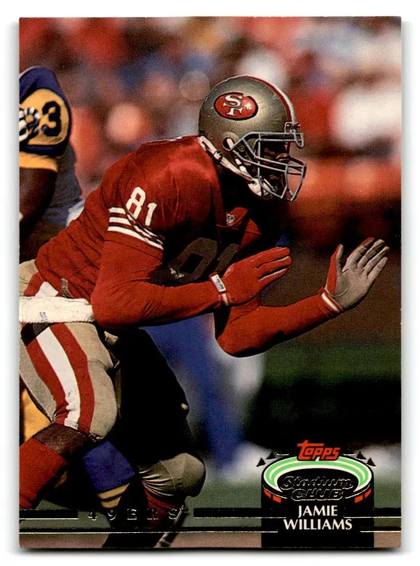 1992 Stadium Club #563 Jamie Williams - Football Card Single
