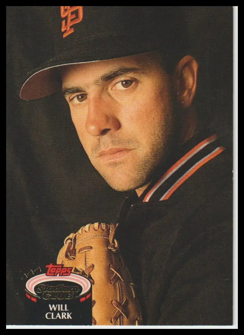 1992 Stadium Club #598 Will Clark - Baseball Card Single