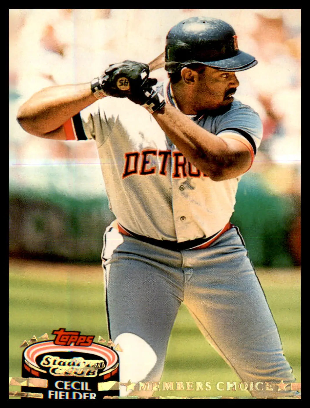 1992 Stadium Club #599 Cecil Fielder - Baseball Card Single