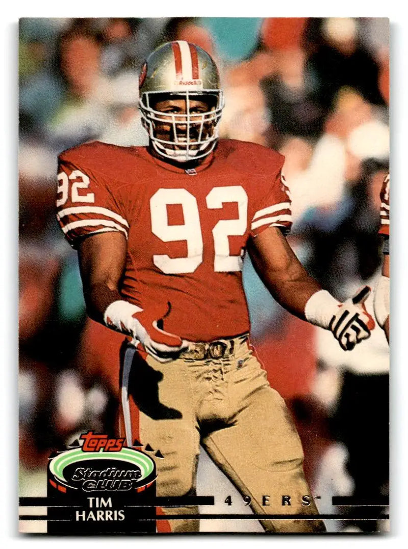 1992 Stadium Club #68 Tim Harris - Football Card Single
