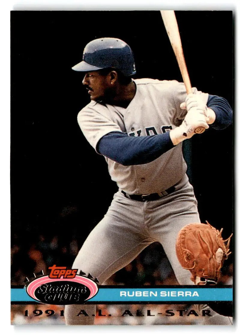 1992 Stadium Club Dome #172 Ruben Sierra - Baseball Card Single