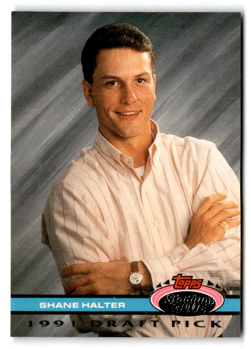 1992 Stadium Club Dome #74 Shane Halter - Baseball Card Single