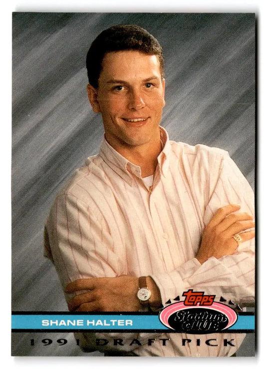 1992 Stadium Club Dome #74 Shane Halter - Baseball Card Single