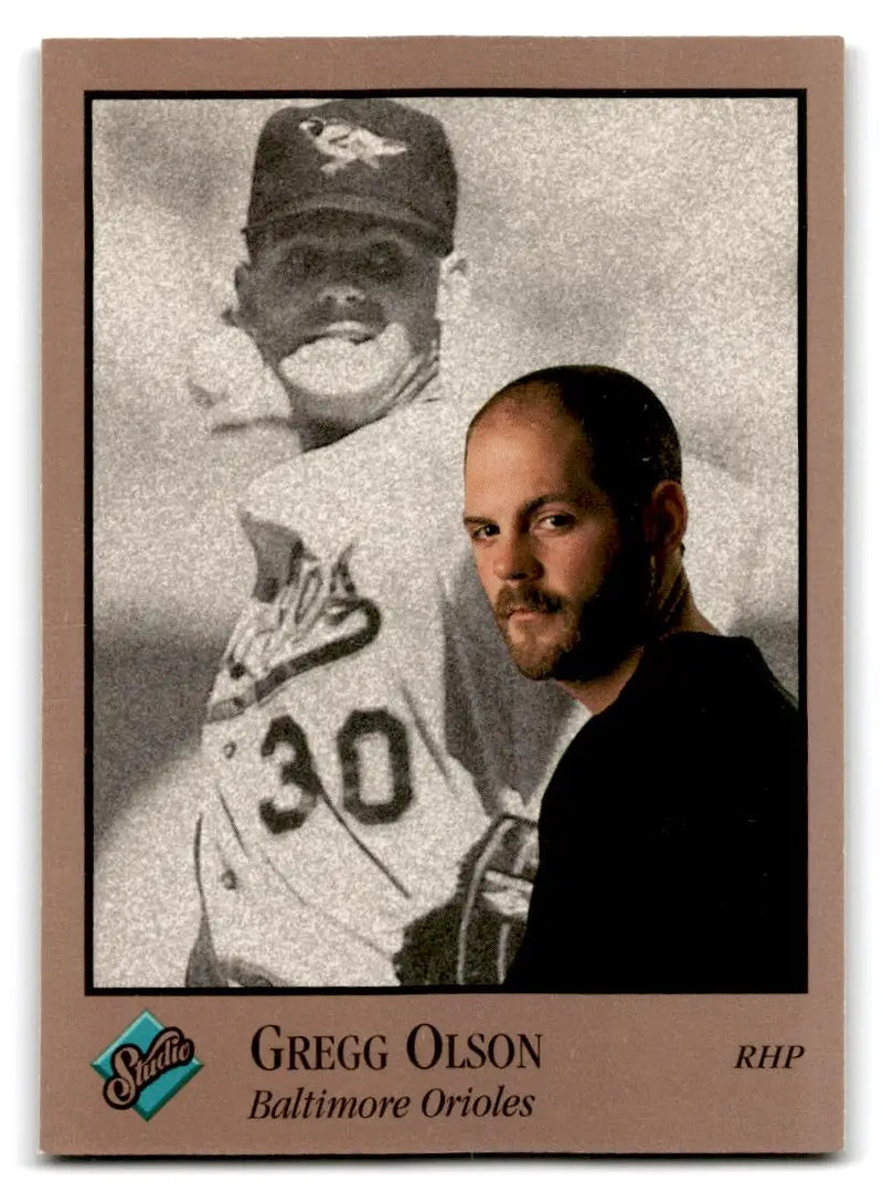 1992 Studio #128 Gregg Olson - Baseball Card Single