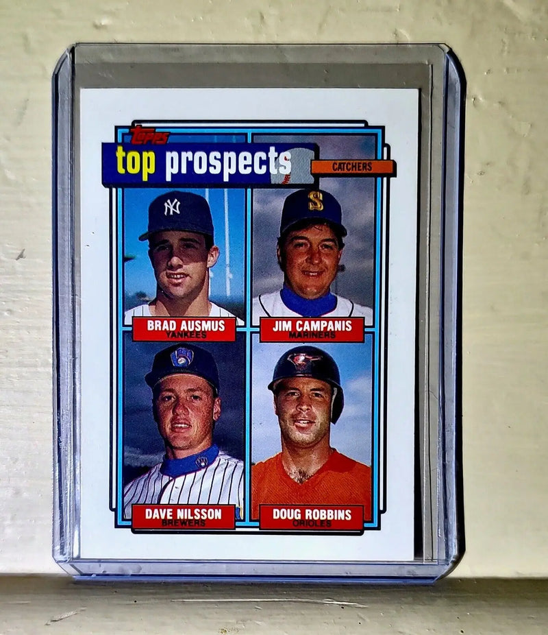 1992 Top Prospects Catchers Topps Baseball Card #58 - Baseball Card Single