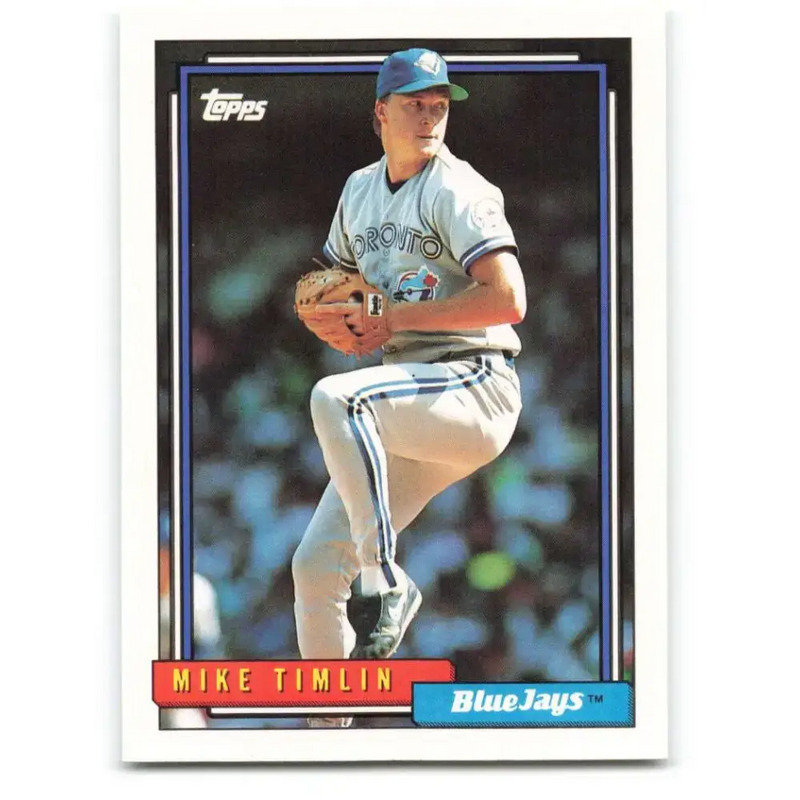 1992 Topps #108 Mike Timlin NM-MT Toronto Blue Jays Baseball Card