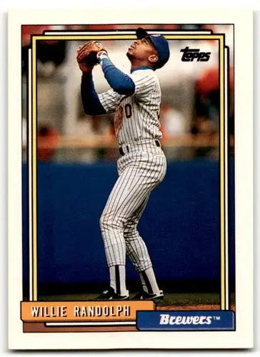 1992 Topps #116 Willie Randolph NM-MT Brewers ID:43522 - Baseball Card Single