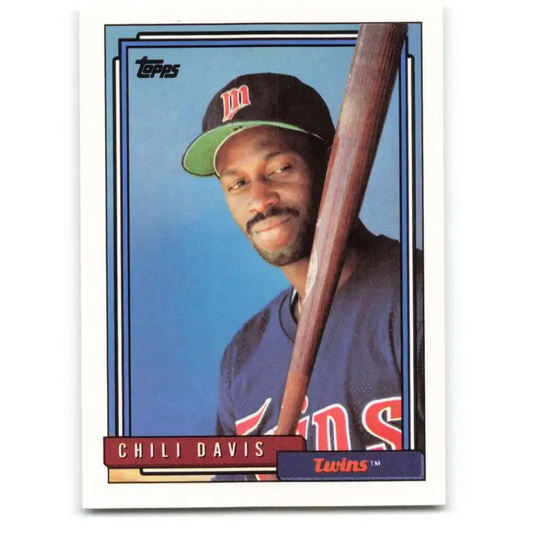 1992 Topps #118 Chili Davis NM-MT Minnesota Twins Baseball Card