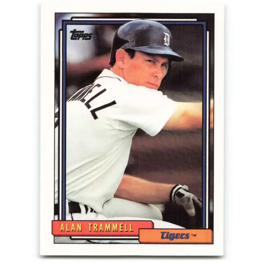 1992 Topps #120 Alan Trammell NM-MT Detroit Tigers Baseball Card