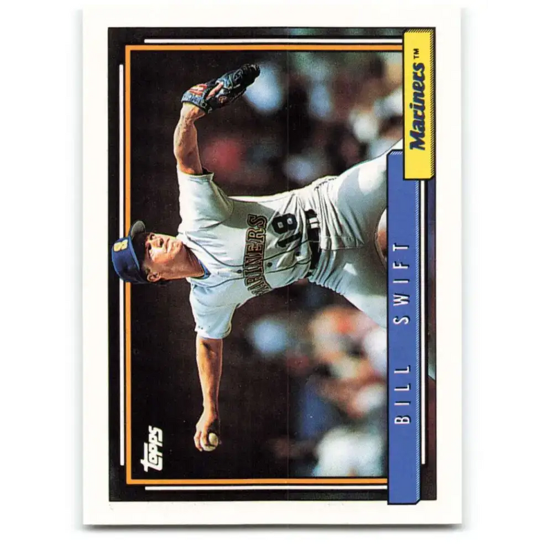 1992 Topps #144 Bill Swift NM-MT Seattle Mariners Baseball Card - Baseball Card Single