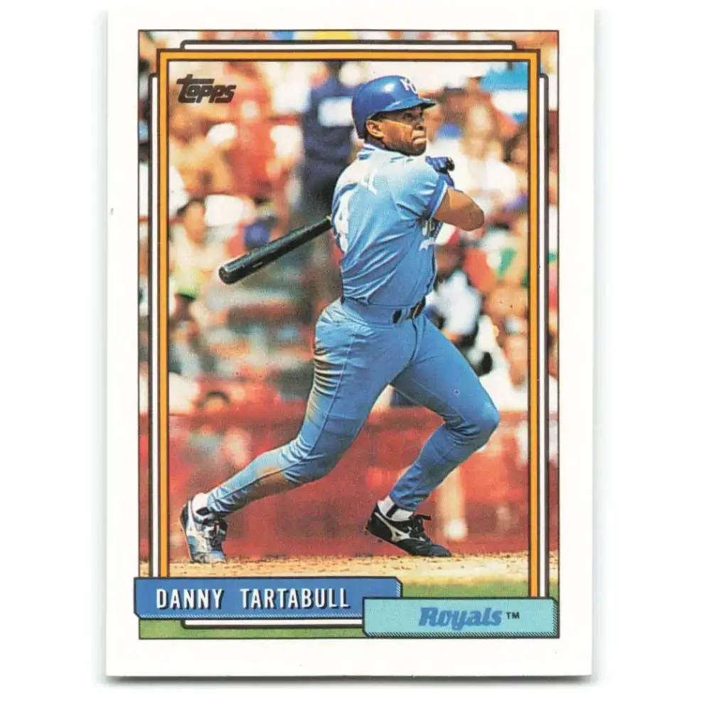 1992 Topps #145 Danny Tartabull NM-MT Kansas City Royals Baseball Card - Baseball Card Single