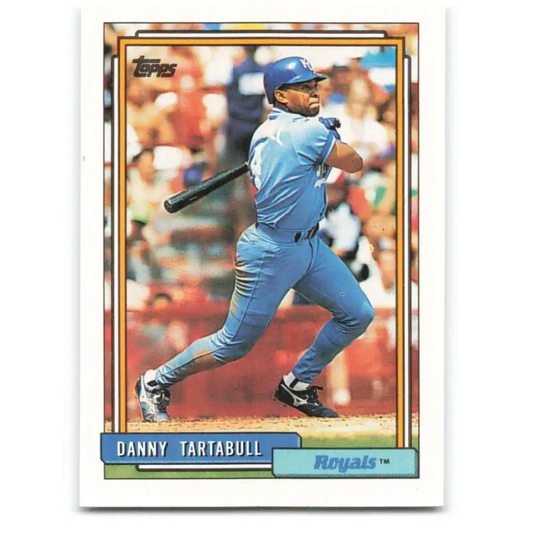 1992 Topps #145 Danny Tartabull NM-MT Kansas City Royals Baseball Card - Baseball Card Single