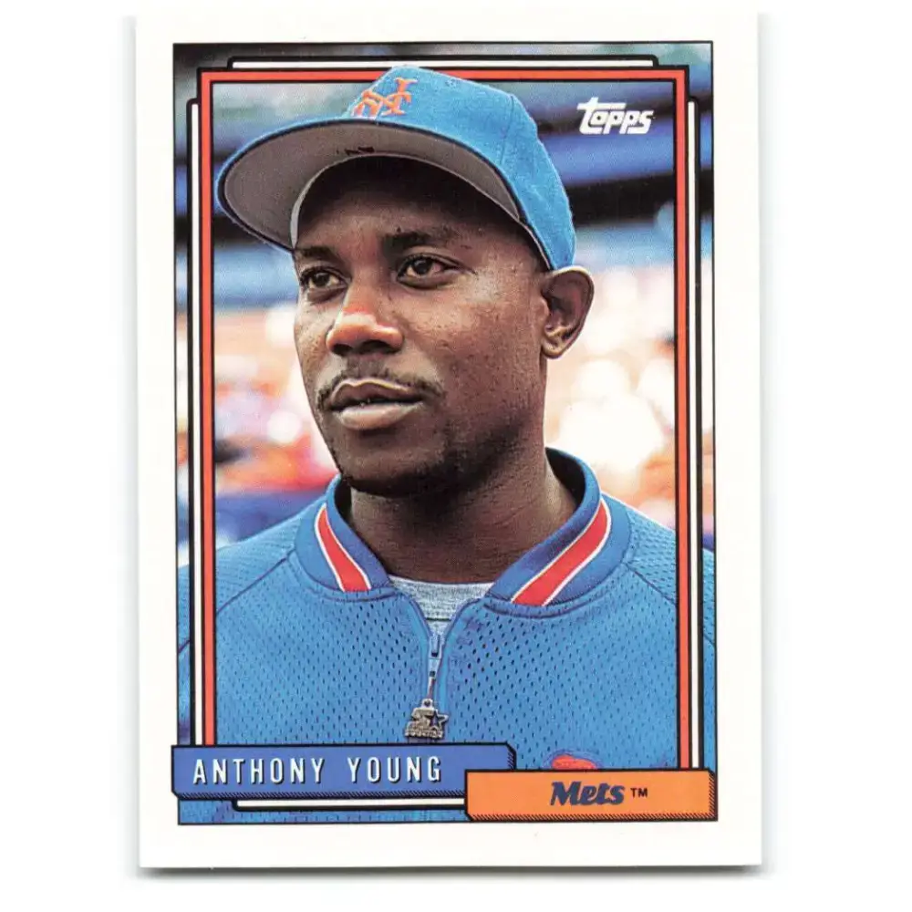1992 Topps #148 Anthony Young EX Excellent New York Mets Baseball Card - Baseball Card