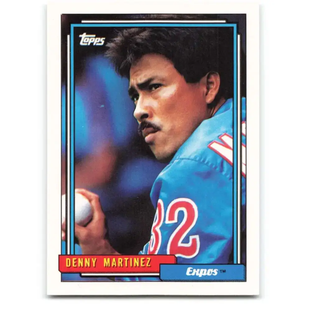 1992 Topps #15 Dennis Martinez NM-MT Montreal Expos Baseball Card - Baseball Card Single