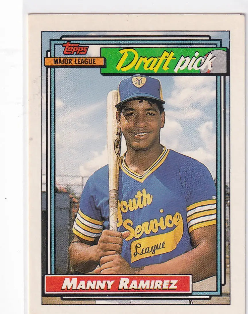 1992 TOPPS #156 MANNY RAMIREZ DRAFT PICK- CLEVELAND INDIANS