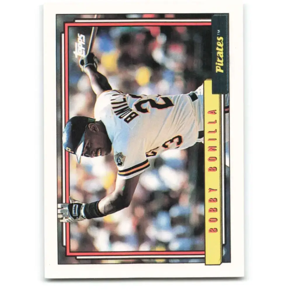 1992 Topps #160 Bobby Bonilla EX Excellent Pittsburgh Pirates Baseball Card - Baseball Card
