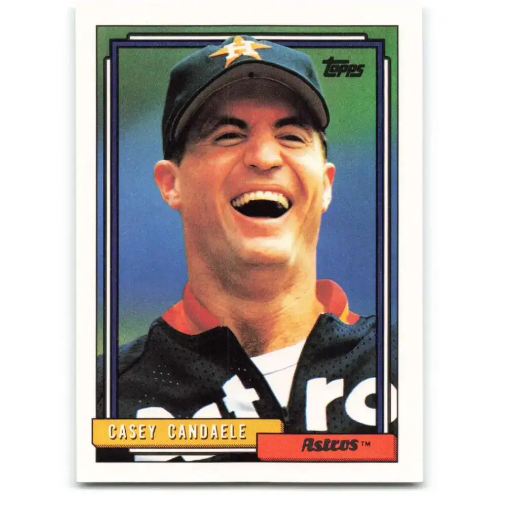 1992 Topps #161 Casey Candaele NM-MT Houston Astros Baseball Card - Baseball Card Single