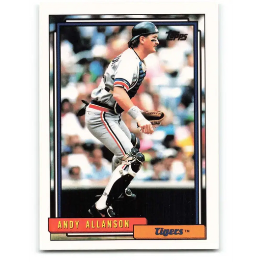1992 Topps #167 Andy Allanson NM-MT Detroit Tigers Baseball Card