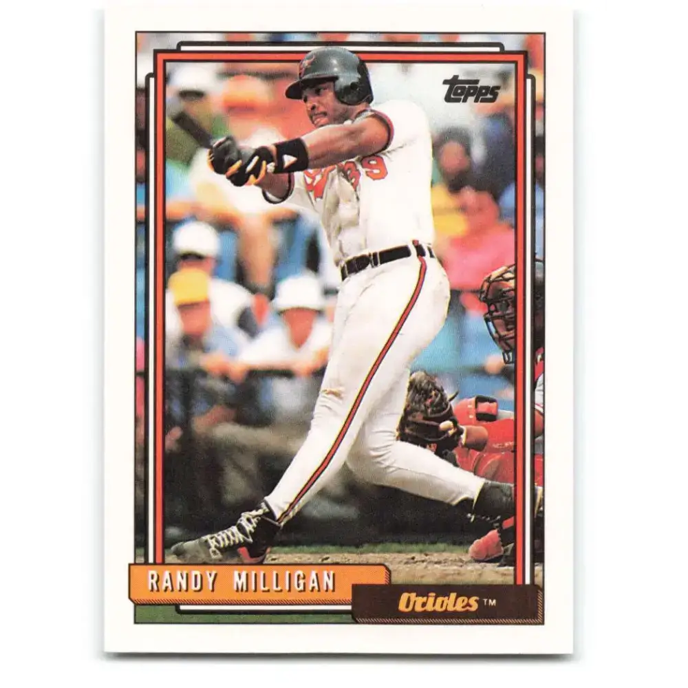 1992 Topps #17 Randy Milligan NM-MT Baltimore Orioles Baseball Card