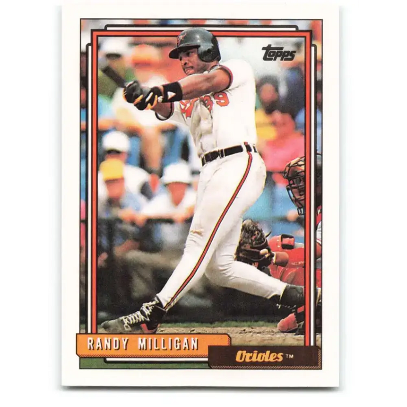 1992 Topps #17 Randy Milligan NM-MT Baltimore Orioles Baseball Card