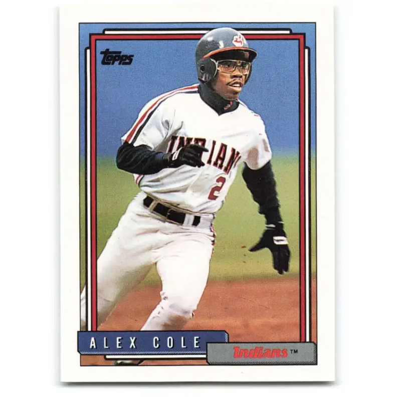 1992 Topps #170 Alex Cole NM-MT Cleveland Indians Baseball Card - Baseball Card Single