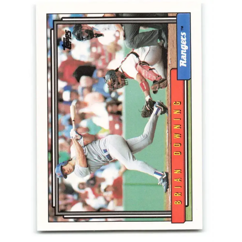 1992 Topps #173 Brian Downing NM-MT Texas Rangers Baseball Card - Baseball Card Single