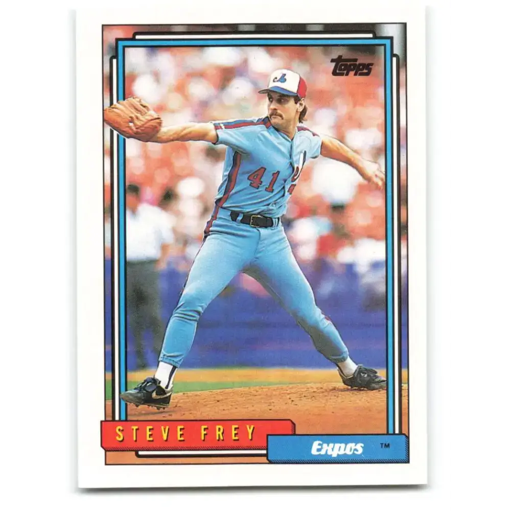 1992 Topps #174 Steve Frey NM-MT Montreal Expos Baseball Card - Baseball Card Single