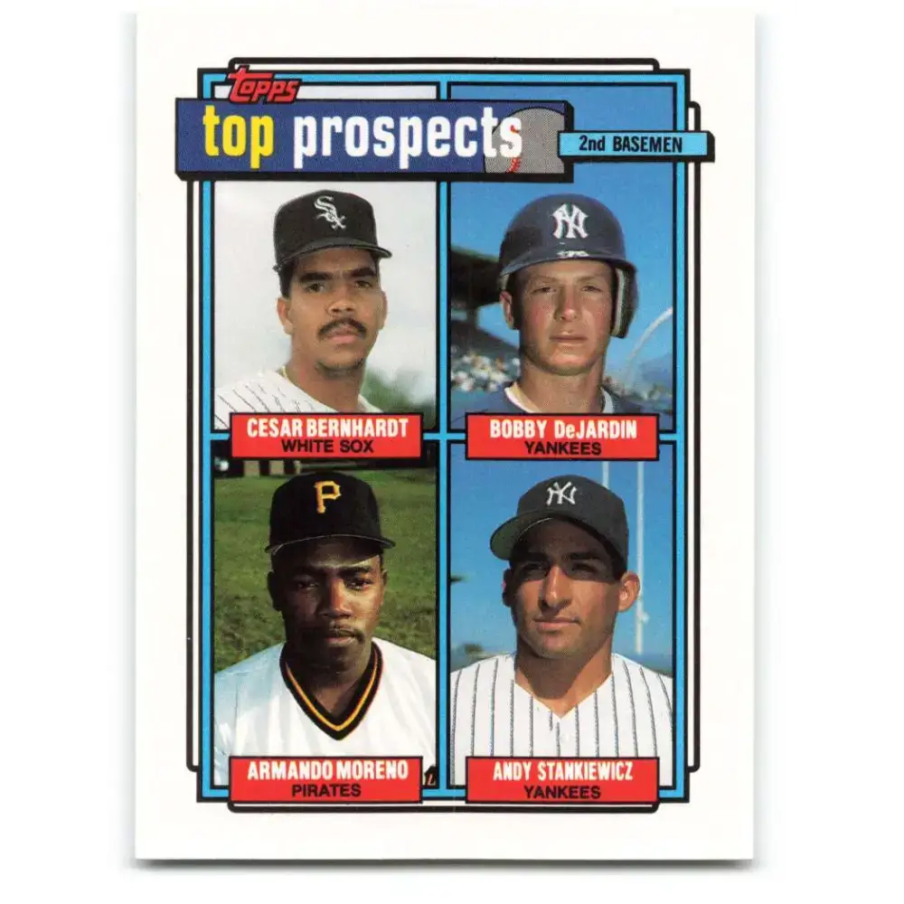 1992 Topps #179 Cesar Bernhardt/Bobby DeJardin/Armando Moreno/Andy Stankiewicz NM-MT Chicago White Sox/New York