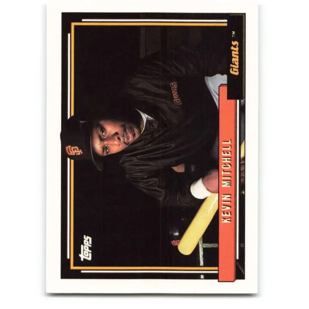 1992 Topps #180 Kevin Mitchell NM-MT San Francisco Giants Baseball Card - Baseball Card Single