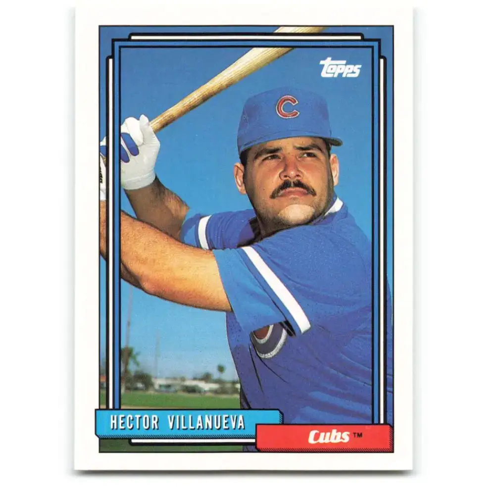 1992 Topps #181 Hector Villanueva NM-MT Chicago Cubs Baseball Card - Baseball Card Single