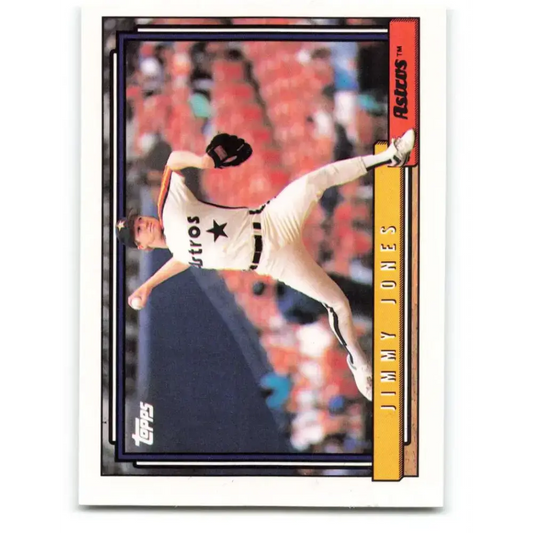 1992 Topps #184 Jimmy Jones NM-MT Houston Astros Baseball Card